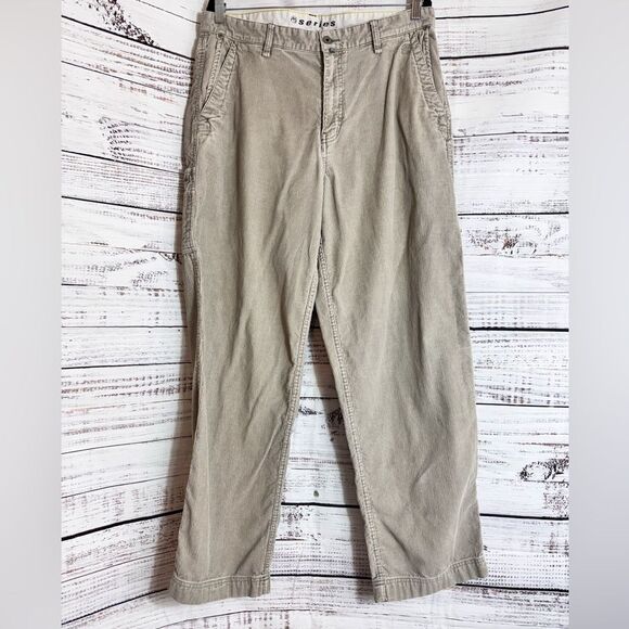 The North Face Pants Mens Size 36 A5 Corduroy Tan Outdoor cotton Hiking Pockets - Picture 1 of 15